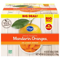 Kroger Mandarin Oranges In Light Syrup