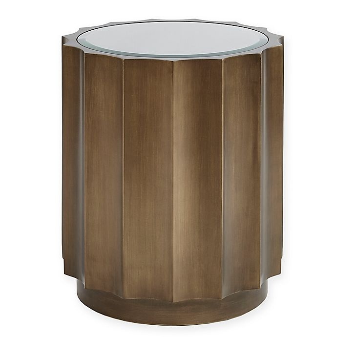 slide 1 of 1, Madison Park Valentina Accent Table with Bronze Finish, 1 ct