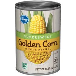 Kroger Supersweet Whole Kernel Golden Corn