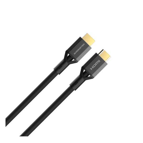 slide 3 of 3, Monster 8K Hdmi Cable, 10’, Black, 2Mnav0951B3L2, 1 ct