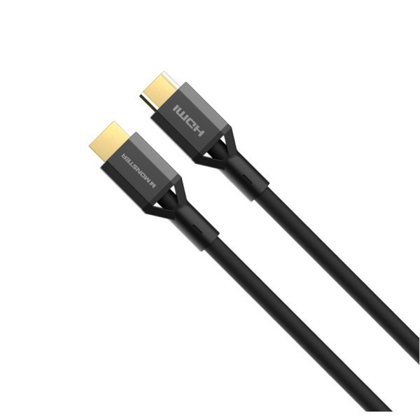 slide 2 of 3, Monster 8K Hdmi Cable, 10’, Black, 2Mnav0951B3L2, 1 ct