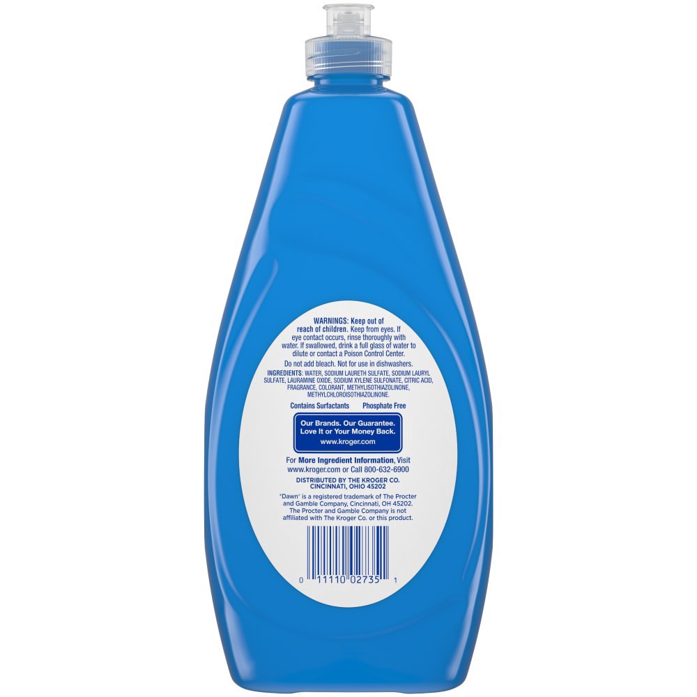 slide 3 of 5, Kroger Ultra Clean Scent Liquid Dish Soap, 28 fl oz