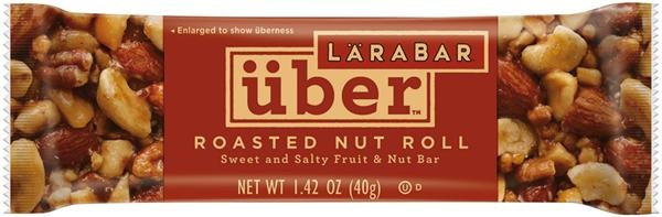 slide 1 of 1, LÄRABAR Uber Roasted Nut Roll Bar, 1.42 oz