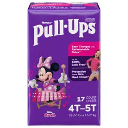 Pull-Ups Girls' Potty Training Pants, 4T-5T (38-50 lbs), 17 Count