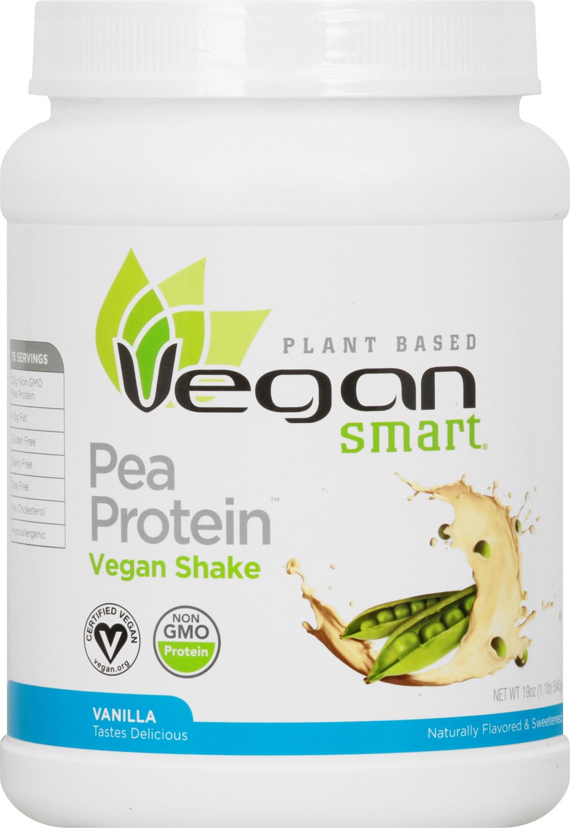 slide 5 of 13, Vegan Smart Naturade Vanilla Pea Protein Powder, 19.6 oz