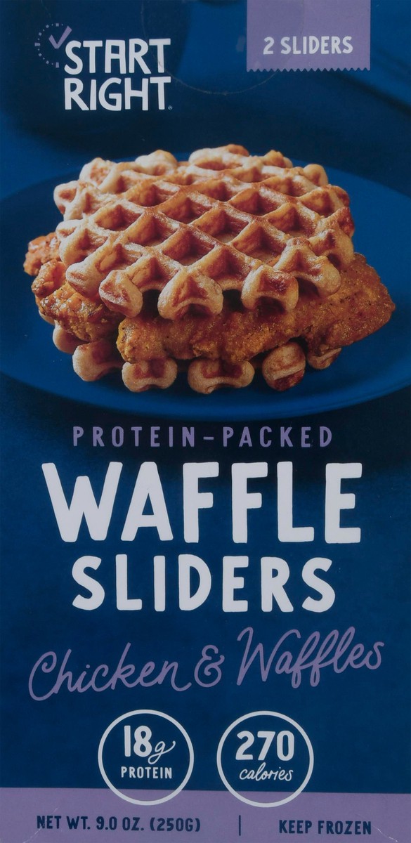 slide 14 of 14, Start Right Chicken & Waffles Sliders 2 ea, 2 ct