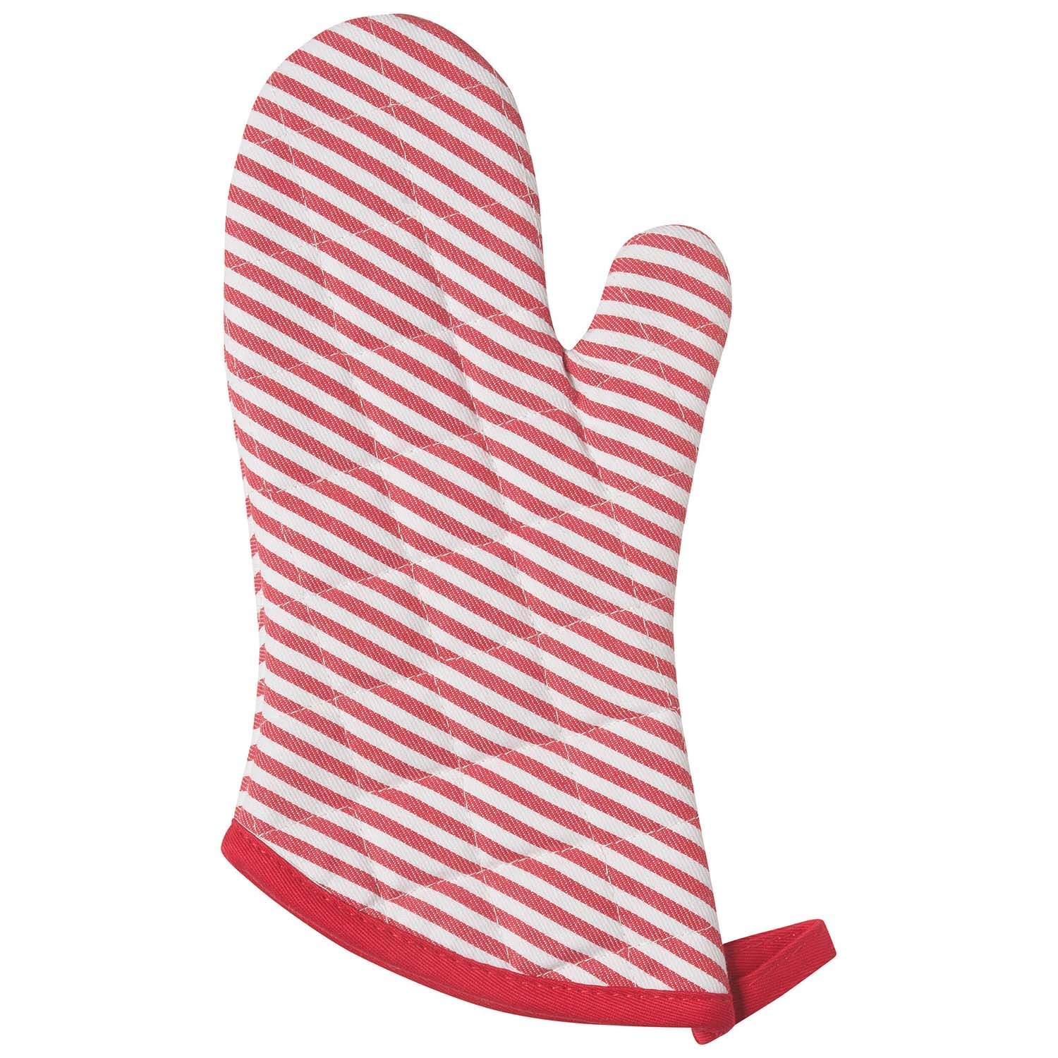 slide 1 of 1, Now Designs RED NARROW STRIPE MITT, 1 ct