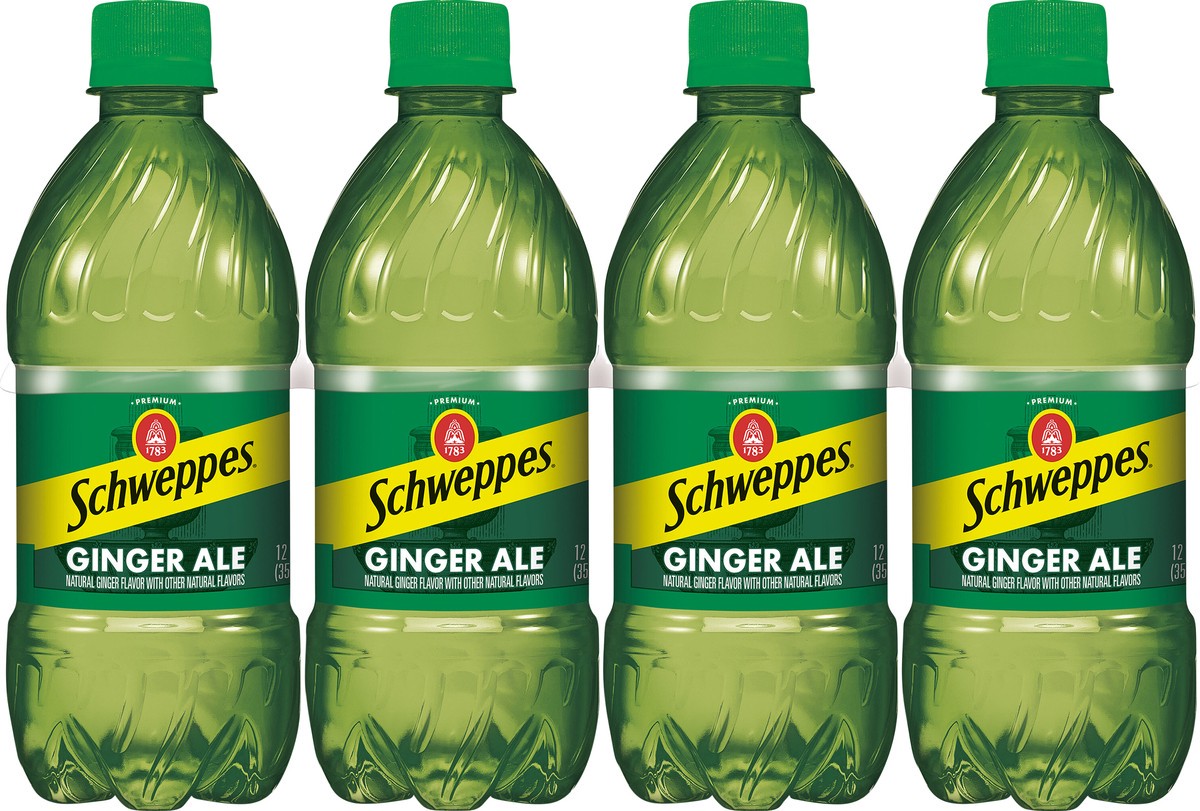 slide 1 of 4, Schweppes Ginger Ale 8 - 12 fl oz Bottles, 8 ct