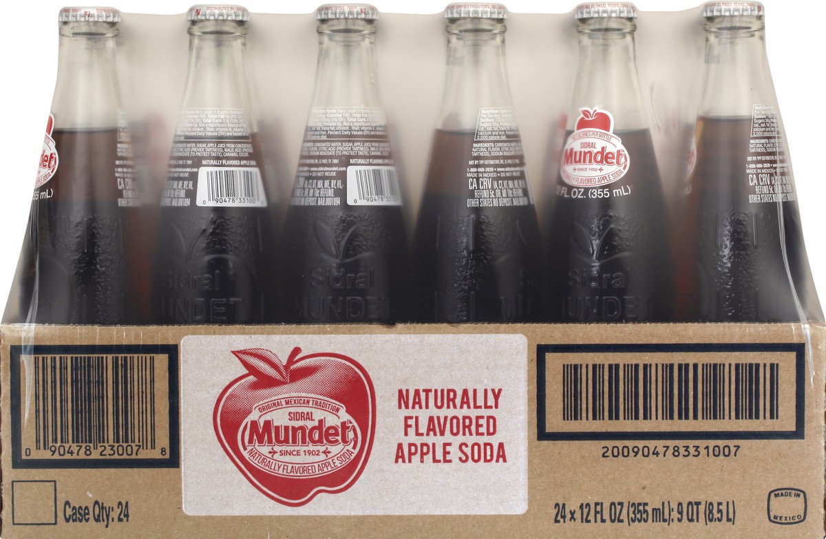 slide 11 of 11, Mundet Apple Soda 24 ea, 24 ct; 12 oz