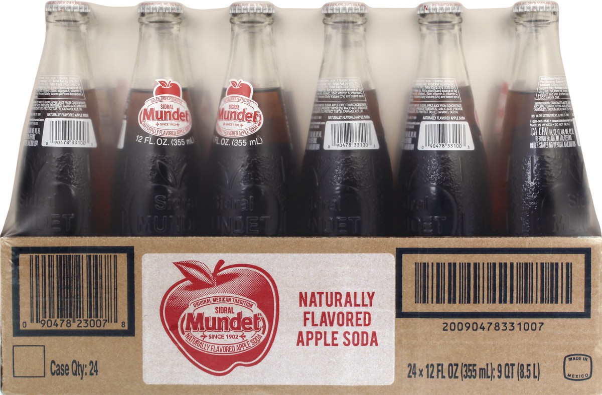 slide 6 of 11, Mundet Apple Soda 24 ea, 24 ct; 12 oz