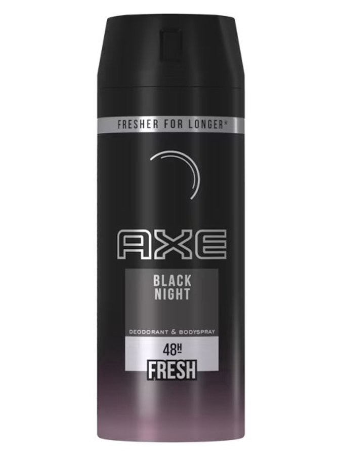 slide 1 of 1, Axe Body Spray Black Night Rock, 5 oz