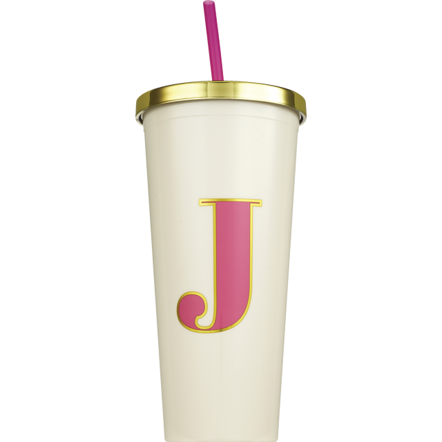 slide 1 of 1, Monogram Tumbler Smaj, 1 ct