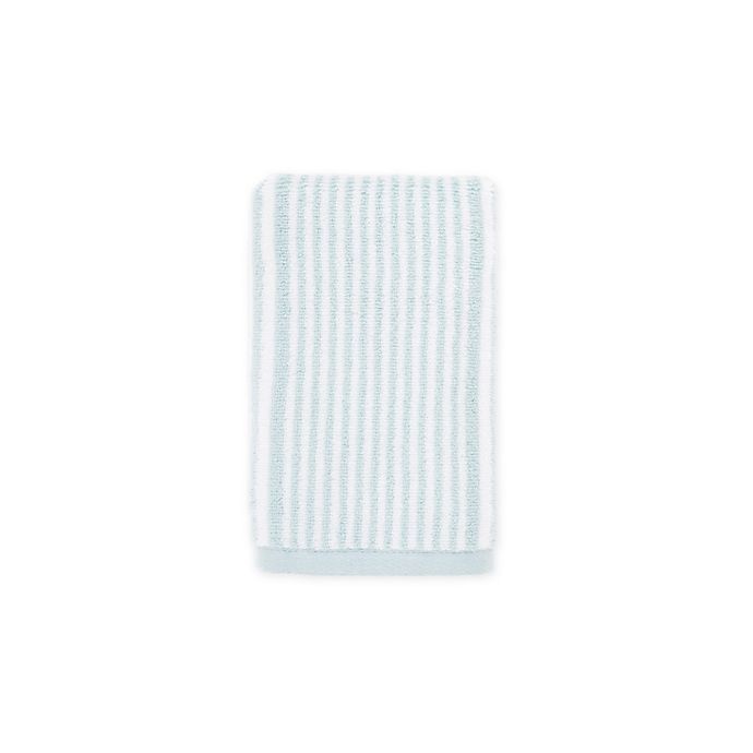 slide 1 of 1, Bee & Willow Home Bee & Willow Carlyle Stripe Hand Towel - Blue Haze, 1 ct