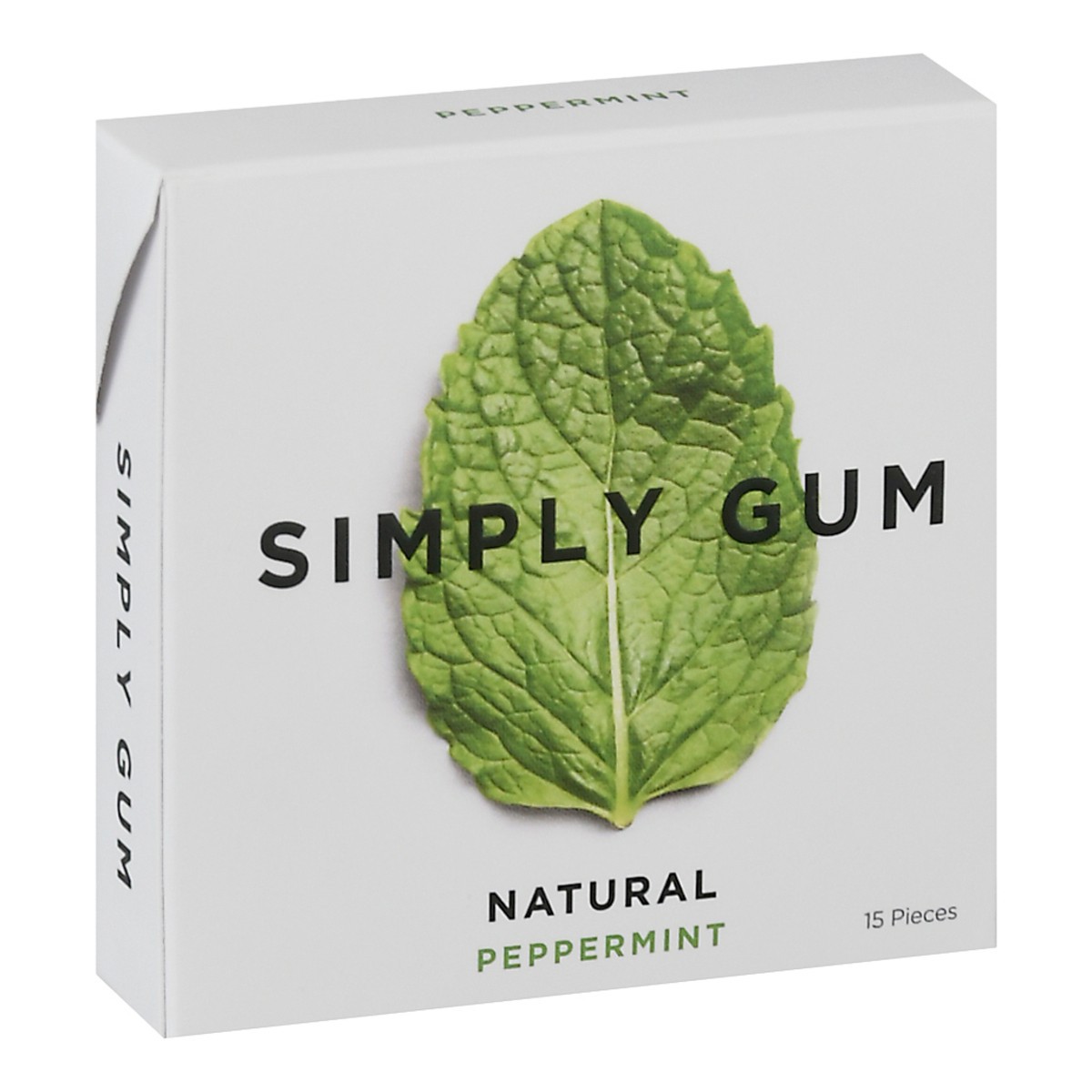 slide 8 of 9, Simply Gum Natural Peppermint 15 Pieces, 15 ct