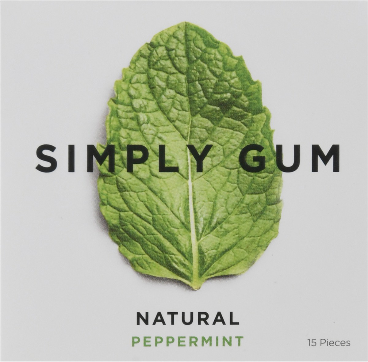 slide 3 of 9, Simply Gum Natural Peppermint 15 Pieces, 15 ct