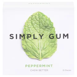 Simply Gum Peppermint Gum 15 ea