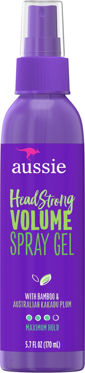 slide 3 of 3, Aussie Headstrong Volume with Bamboo & Kakadu Plum Spray Gel, 5.7 fl oz, 5.7 fl oz