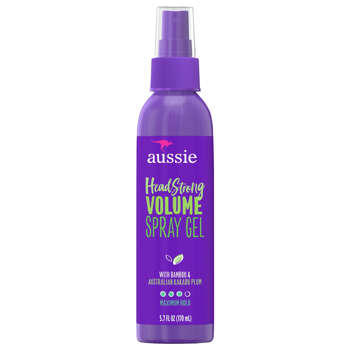 slide 1 of 3, Aussie Headstrong Volume with Bamboo & Kakadu Plum Spray Gel, 5.7 fl oz, 5.7 fl oz