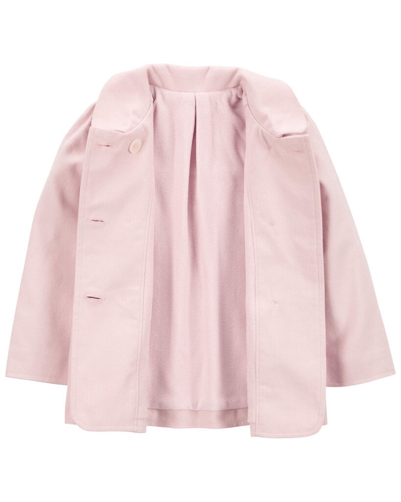 slide 2 of 3, Carter's Toddler Cotton Woven Jacket - Pink Pink 4T, 1 ct
