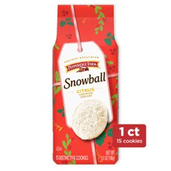Pepperidge Farm Snowball Citrus Cookies, 5.5 oz Bag