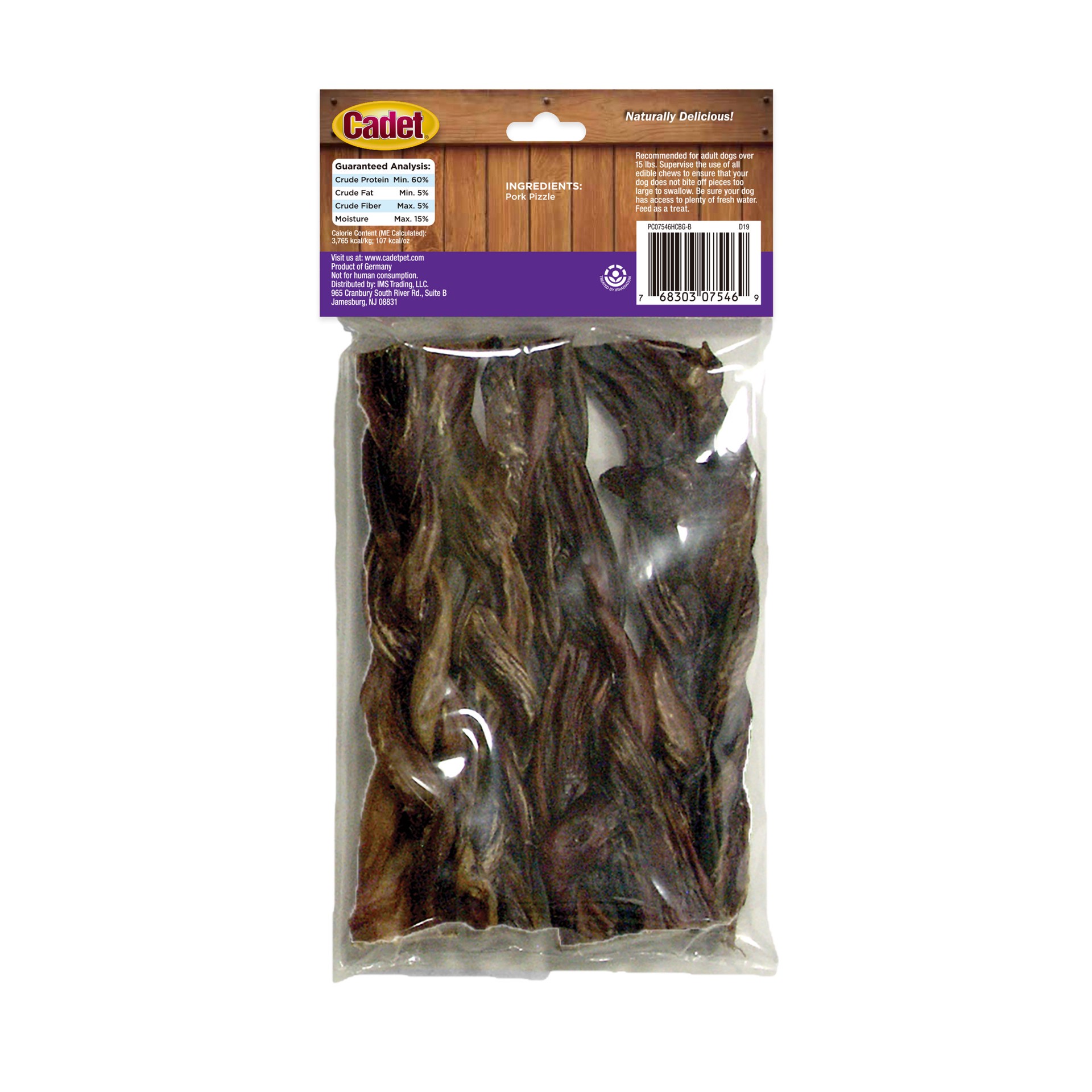 slide 9 of 10, Cadet Braided Piggy Sticks for Dogs (4 Count), 2 ct