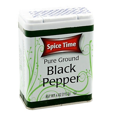 slide 1 of 1, Spice Time Pure Ground Black Pepper, 4 oz