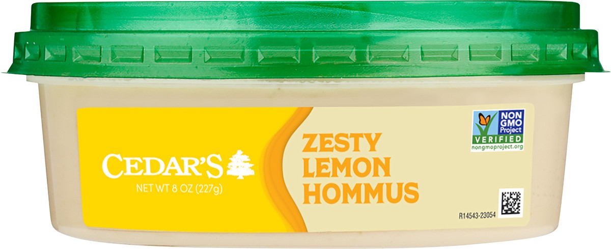 slide 4 of 4, Cedar's Zesty Lemon Hummus, 8 oz