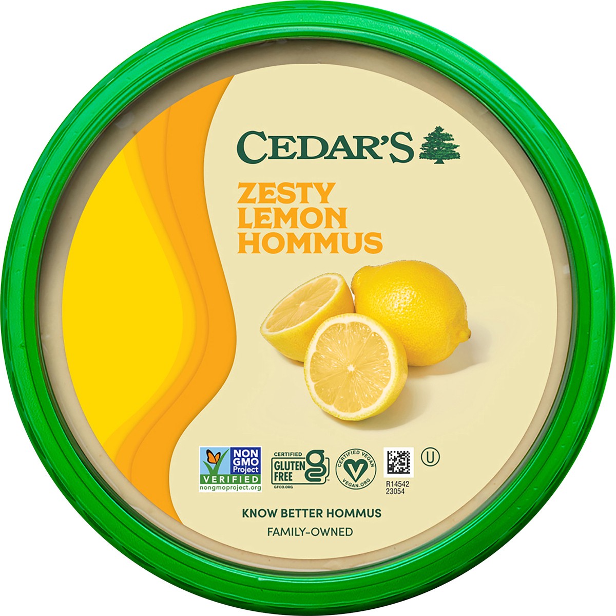 slide 3 of 4, Cedar's Zesty Lemon Hummus, 8 oz