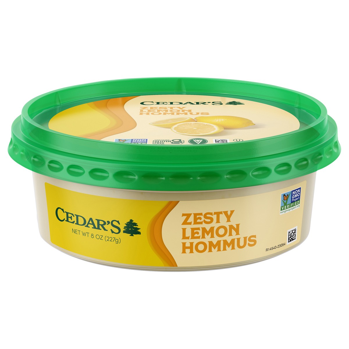 slide 1 of 4, Cedar's Zesty Lemon Hummus, 8 oz