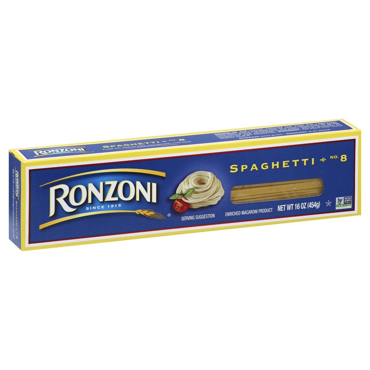 slide 1 of 1, Ronzoni Spaghetti Pasta, 16 oz