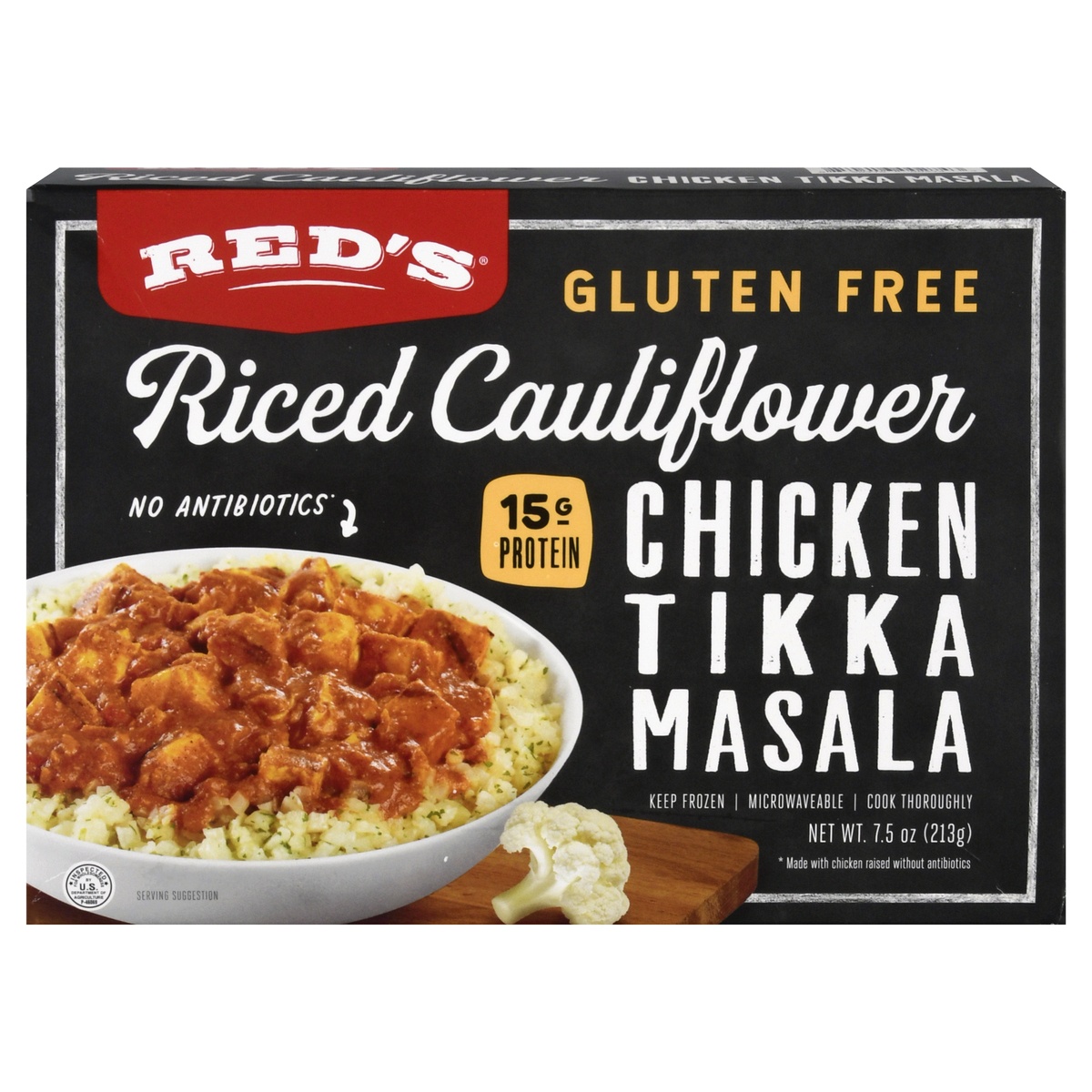 slide 1 of 1, Red's All Natural Chicken Tikka Masala Rice Cauliflower, 7.5 oz