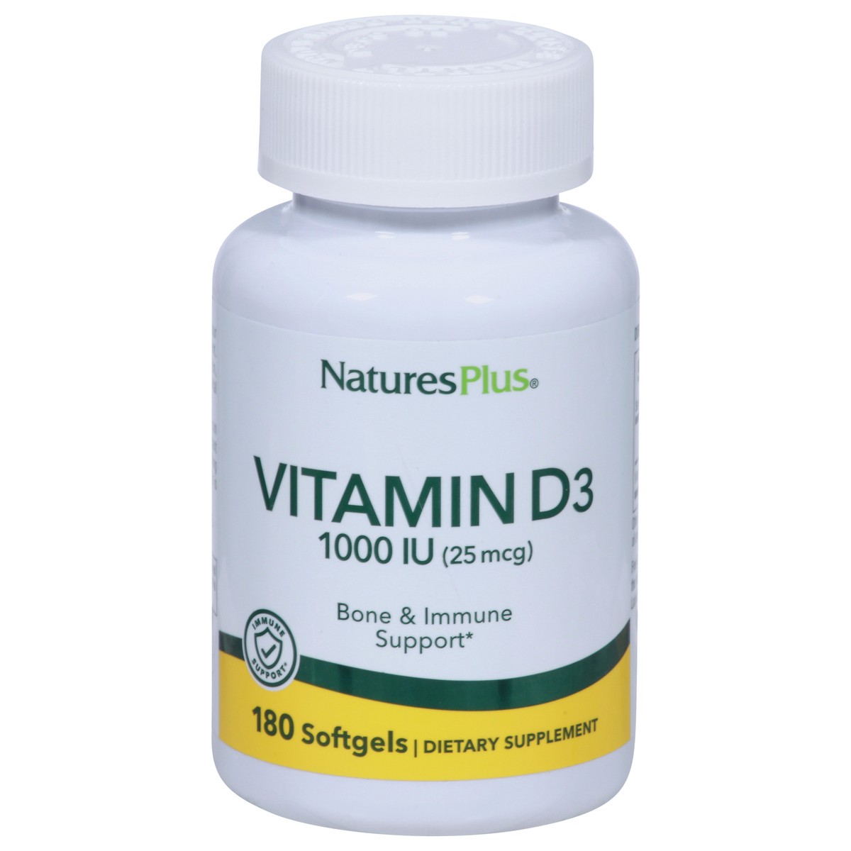 slide 1 of 9, Nature's Plus Natures Plus Vitamin D 1000 IU Softgels, 180 ct