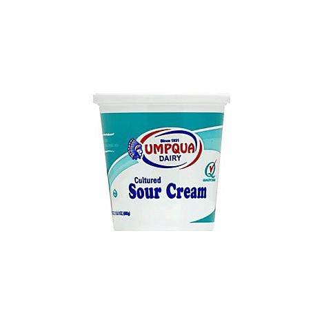 slide 1 of 1, Umpqua Dairy Cultured Sour Cream, 24 oz
