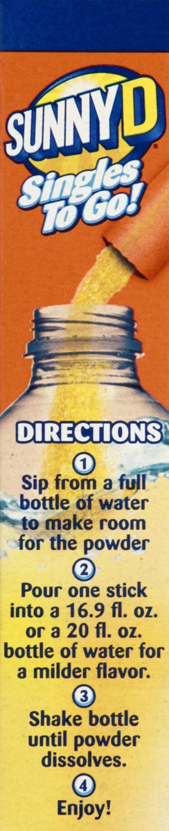 slide 13 of 13, Sunny D Low Calorie Orange Drink Mix 6 ea, 6 ct