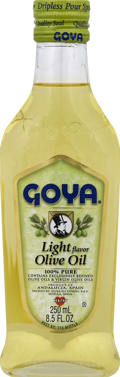 slide 2 of 2, Goya Light Flavor Olive Oil, 8.5 fl oz