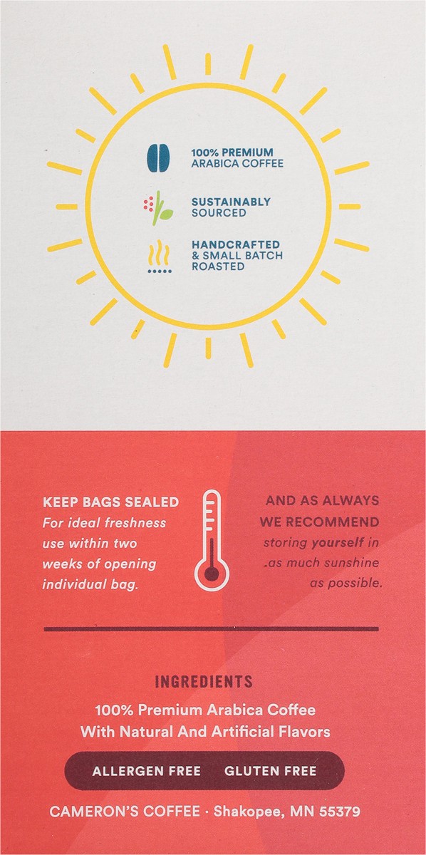 slide 4 of 9, Cameron's Coffee Single Serve Pods, Flavored, Toasted Southern Pecan, 32 Count, 11.57 oz