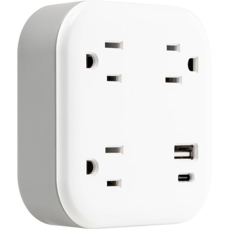 slide 3 of 8, UltraPro 3 Adapter-Spaced Outlets USB-Charging Surge Tap 1 Each, 1 ct