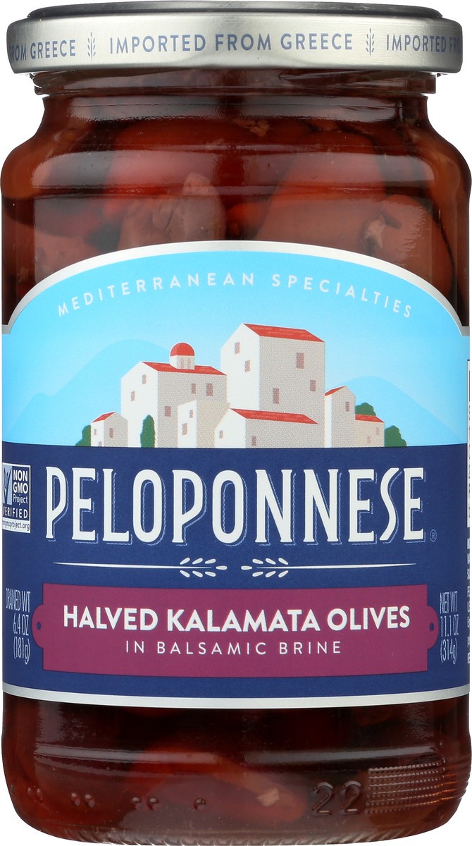 slide 5 of 9, Peloponnese Halved Kalamata Olives 11.1 oz, 11.1 oz