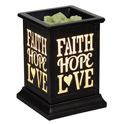 slide 1 of 1, ScentSationals Faith Hope Love Wax Warmer, 1 ct