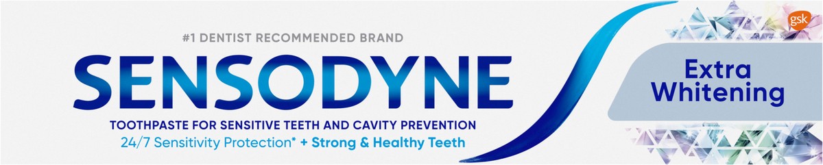 slide 7 of 9, Sensodyne Extra Whitening Sensitive Teeth Whitening Toothpaste - 6 Ounces, 6 ct