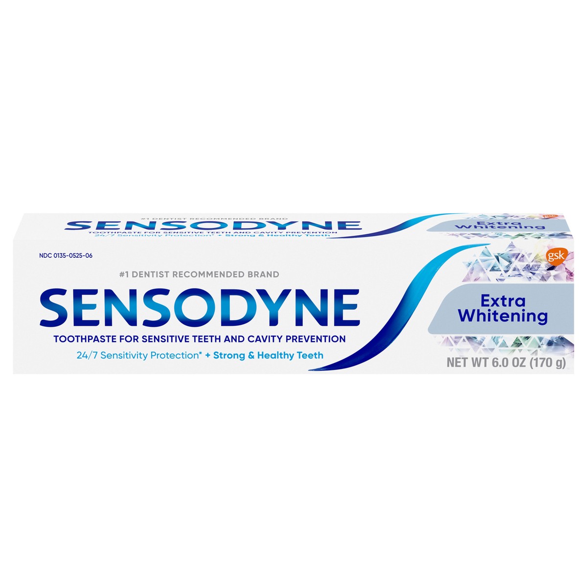 slide 1 of 9, Sensodyne Extra Whitening Sensitive Teeth Whitening Toothpaste - 6 Ounces, 6 ct