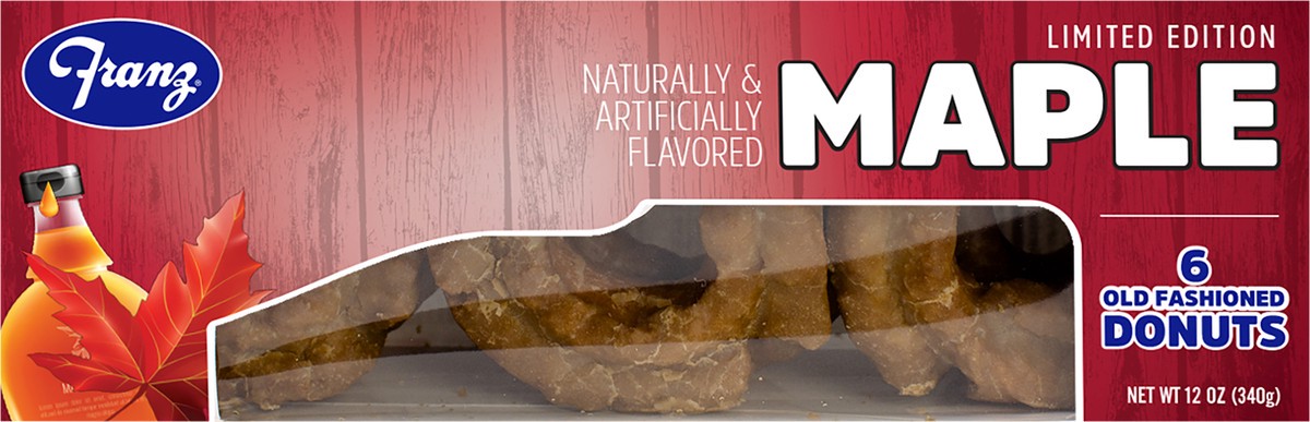 slide 3 of 11, Franz Seasonal Old Fashioned Donuts 6 ea, 