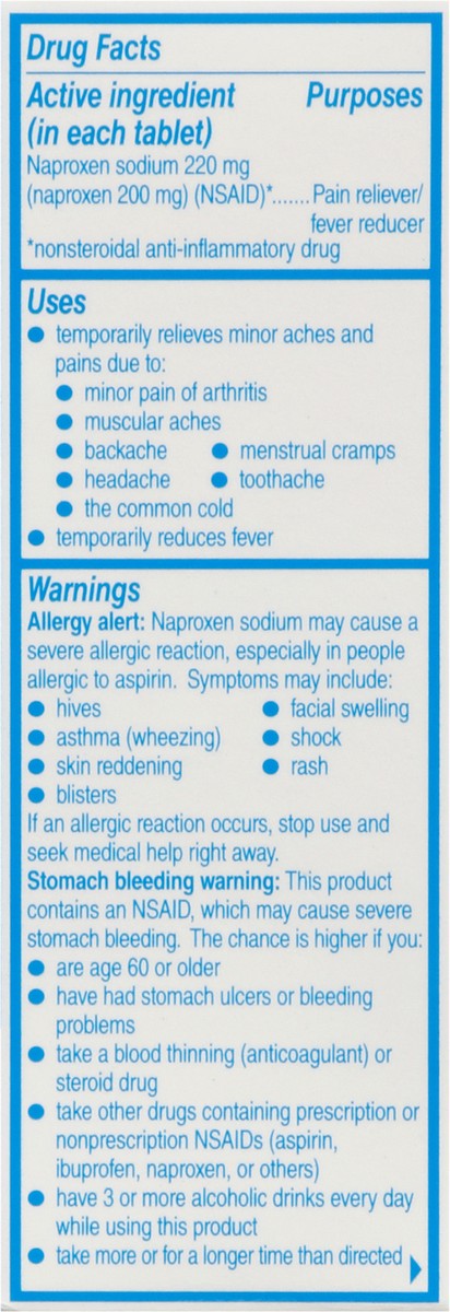 slide 10 of 13, Aleve Pain Relief Naproxen Sodium Tablets, 90 ct