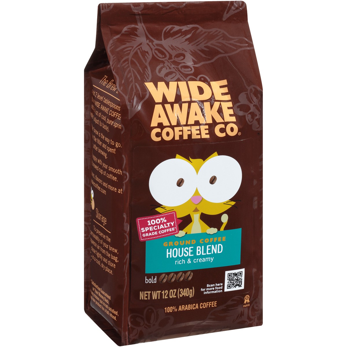 slide 2 of 9, Wide Awake Coffee Co. Bold Roast House Blend 100% Arabica Ground Coffee - 12 oz, 12 oz