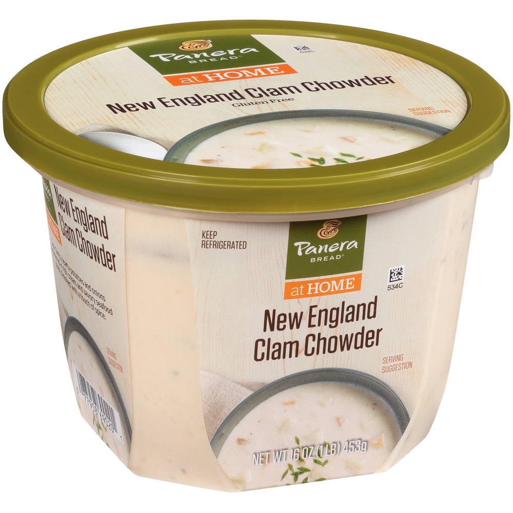 slide 5 of 8, Panera Bread At Home New England Clam Chowder, 16 oz