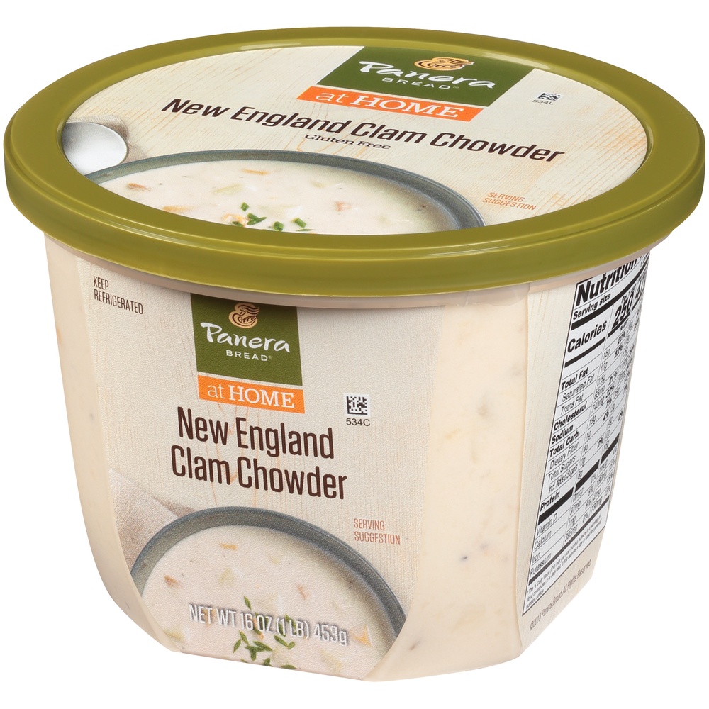 slide 2 of 8, Panera Bread At Home New England Clam Chowder, 16 oz