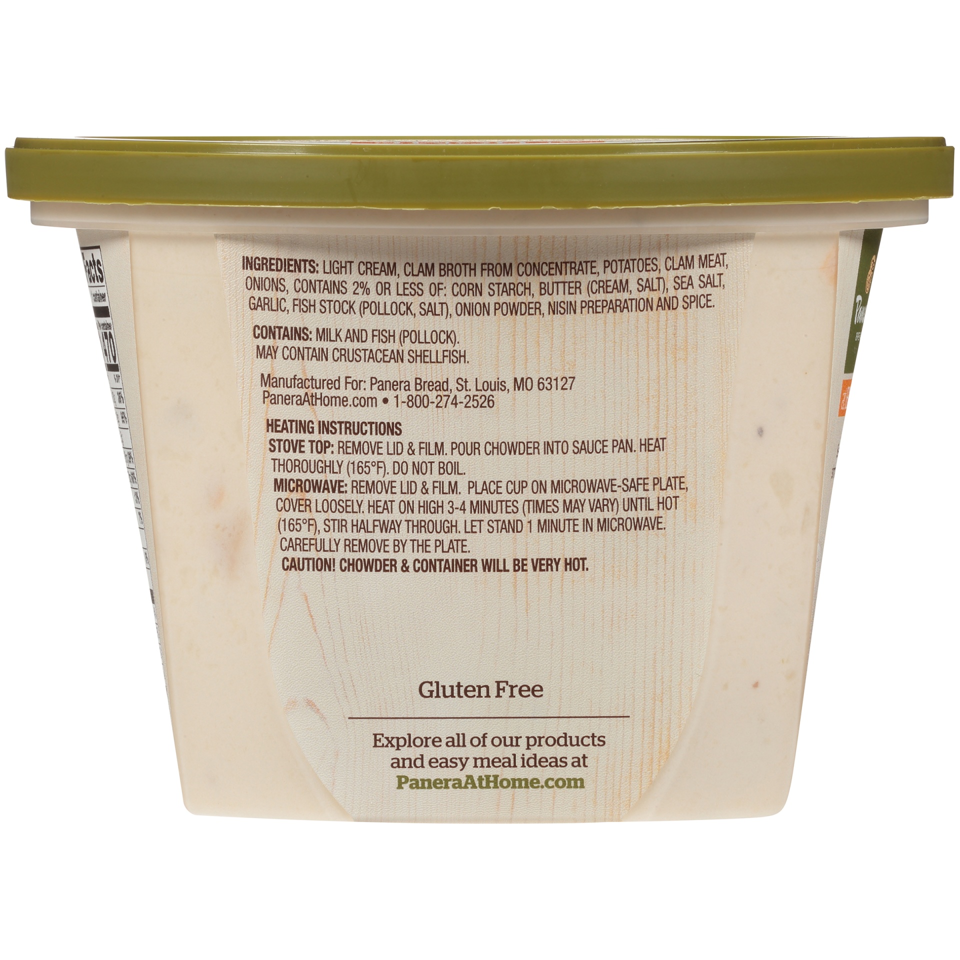 slide 8 of 8, Panera Bread At Home New England Clam Chowder, 16 oz