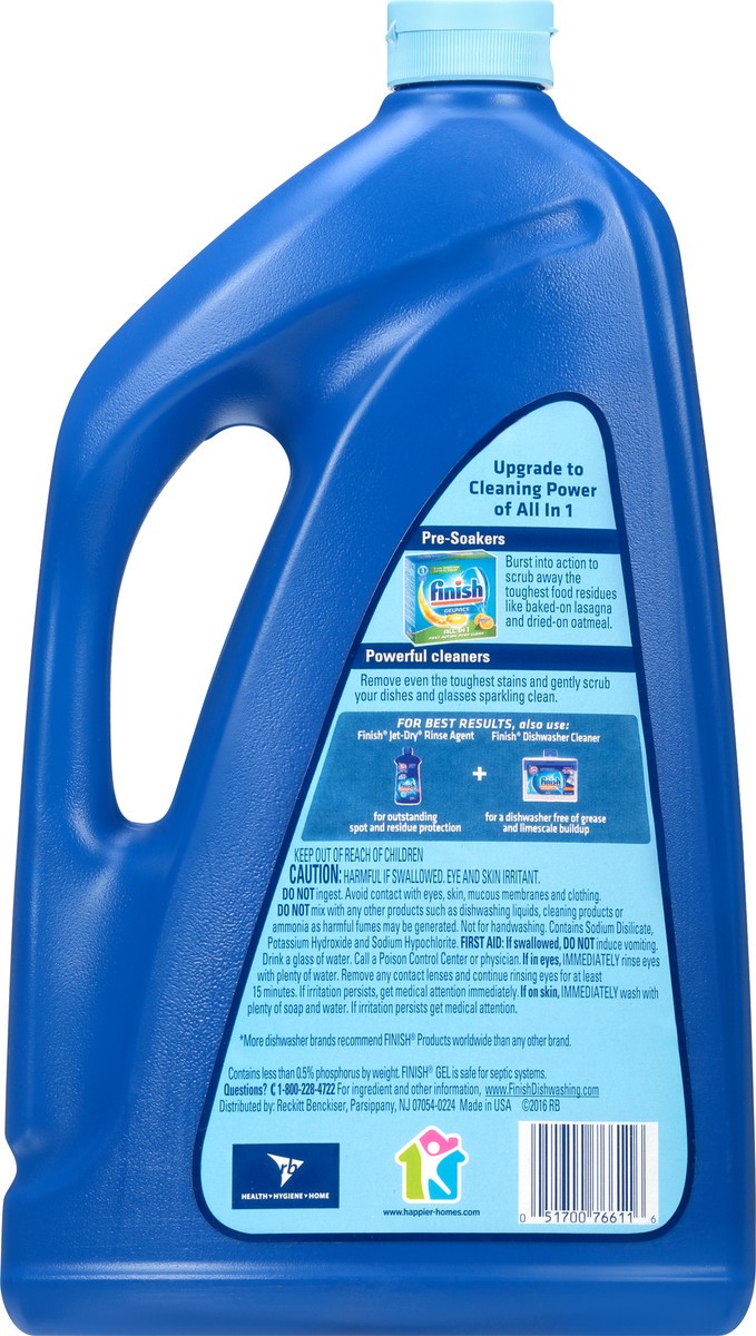 Finish Dishwasher Detergent Gel Liquid, Orange Scent, 75oz 75 oz Shipt