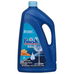 Finish Gel Orange Dishwasher Detergent 75 oz