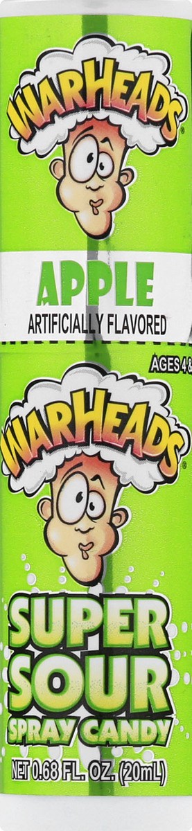 slide 1 of 1, Warheads Super Sour Apple Spray Candy 0.68 oz, 0.68 oz